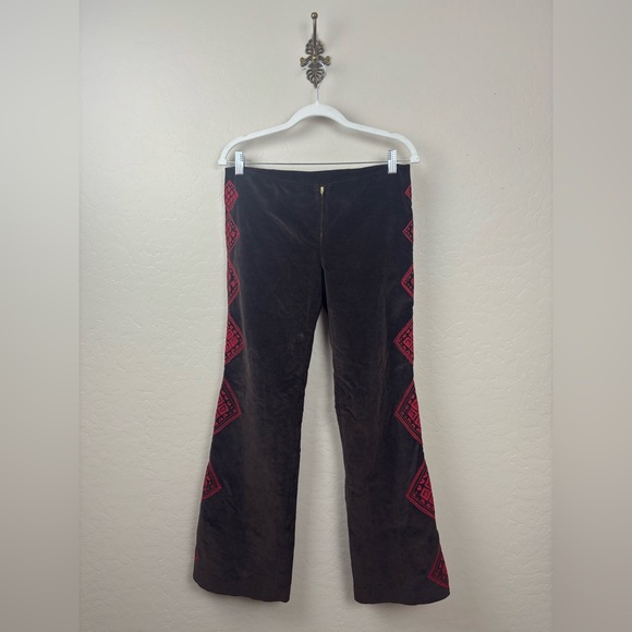 Tory Burch Pants - Preloved - Tory‎ Burch - Vintage Embroidered Flare Pants